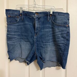 Madewell Blue Jean Shorts Size 36 Plus